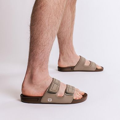 Vance Mario Comfort Men's Adjustable Strap Slide-in Sandals