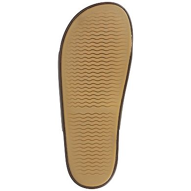 Vance Mario Comfort Men's Adjustable Strap Slide-in Sandals
