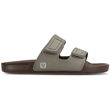 Vance Mario Comfort Men's Adjustable Strap Slide-in Sandals