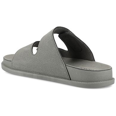 VANCE Orlando Men's Comfort Adjustable Strap Slide Sandals