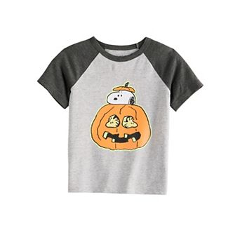 Baby & Toddler Boy Jumping Beans® Peanuts Snoopy & Woodstock Pumpkin Graphic Tee