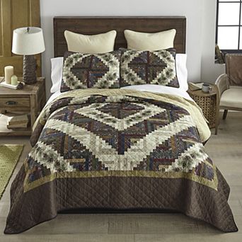 Donna Sharp 3 pc Whitley Queen Quilt & Sham Set