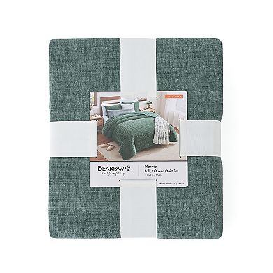 Bearpaw Textured Quilt Set with Shams
