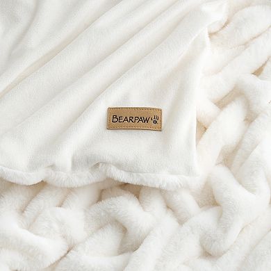 Bearpaw Faux Fur Throw Blanket