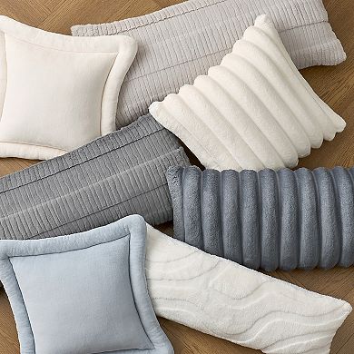 Bearpaw Millburn Faux Fur Bolster Pillow