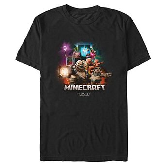 Big & Tall Minecraft Movie Piglings Mob Graphic Tee