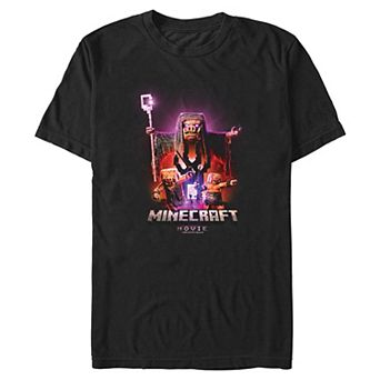 Big & Tall Minecraft Movie Piglings Portal Graphic Tee