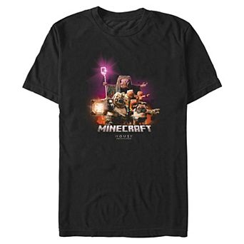 Big & Tall Minecraft Movie Piglings Attack Graphic Tee