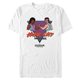 Big & Tall Minecraft Movie Hunk City Rampage Poster Graphic Tee