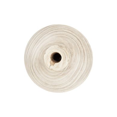 Storied Home Small Paulownia Wood Vase