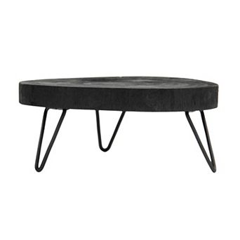 Storied Home Decorative Paulownia Wood Pedestal