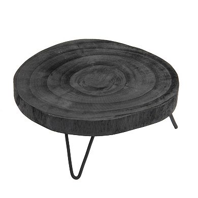 Storied Home Decorative Paulownia Wood Pedestal