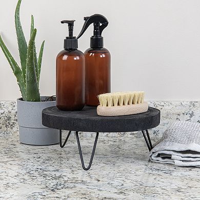 Storied Home Decorative Paulownia Wood Pedestal