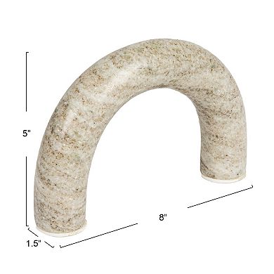 Storied Home Marble Arch Tabletop Shelf Decor