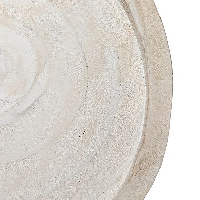 Storied Home Paulownia Wood Pedestal Tray