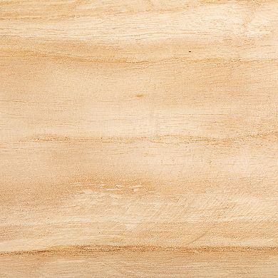 Storied Home Paulownia Wood Decorative Tray