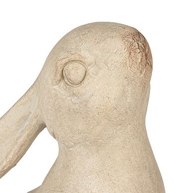 Storied Home Charming Resin Rabbit Bookends