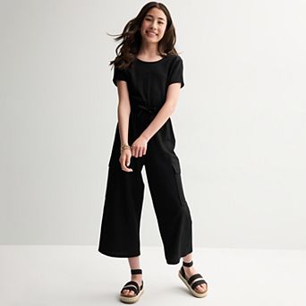 Girls 6-20 Knit Works Knit Cargo Pocket Jumpsuit in Regular and Plus Size