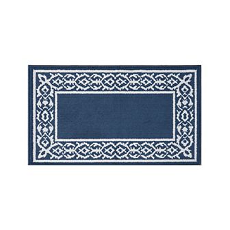 Laura Ashley Lorreta Two-Tone All Loop Tufted Machine-Washable Skid-Resistant Runner