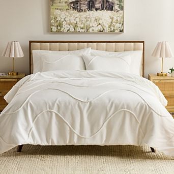 Sonoma Goods For Life® Tufted Wave Supersoft Comforter Set