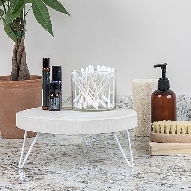 Storied Home Decorative Paulownia Wood Pedestal