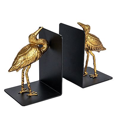 Storied Home 2-Piece Decorative Cast Iron Bird Bookend Set