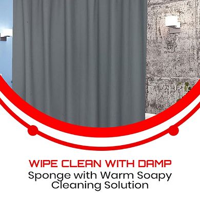 100% Cotton Waffle Weave Shower Curtain