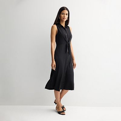 mens black lace up dress shoes Queendancer Women Elegant Black Formal Dress with Slit Sheath High Neck  Ruffled Black Tie Dress – queendancer main image 1