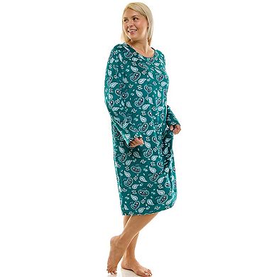 Plus Size Croft & Barrow® Velour Sleepshirt