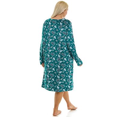 Plus Size Croft & Barrow® Velour Sleepshirt