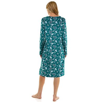 Women's Croft & Barrow® Velour Sleepshirt