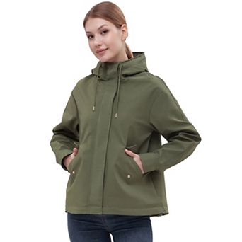 Women's Rokka&Rolla Full Zip Jacket Hooded Windbreaker
