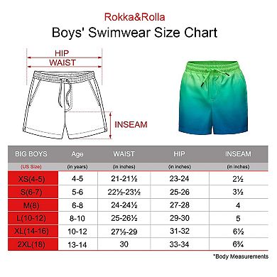 Boys' 4-18 Compression Lined Swim Trunks Upf 50+