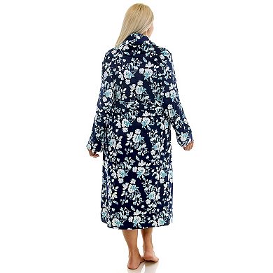 Women's Plus Croft & Barrow® Velour Shawl Robe