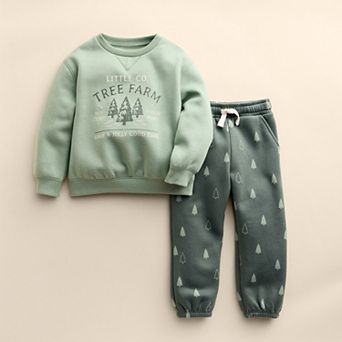 Kids 4-12 Little Co. by Lauren Conrad 2 pc Fleece Pullover & Pants Set