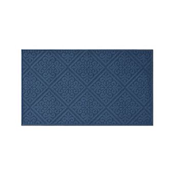 Laura Ashley Austell Solid Hi-Low Tufted Washable Skid-Resistant Runner Rug