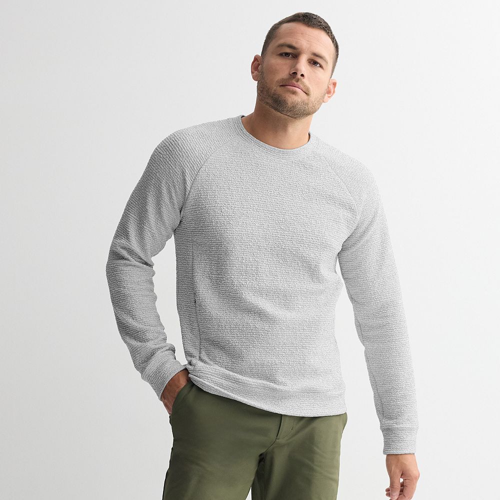 Men's FLX Textured Stripe Crew