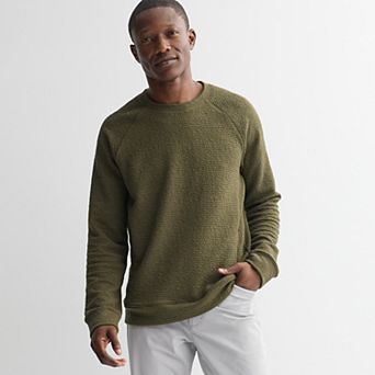 Men's FLX Textured Stripe Crew
