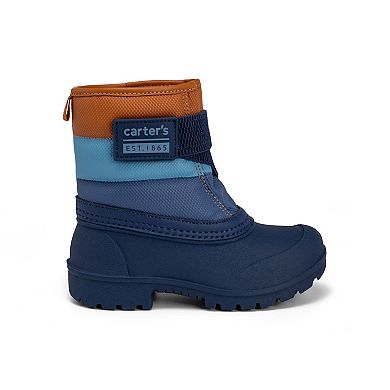 Carter's Lex Boys Pull-On Waterproof Insulated Snow Boots