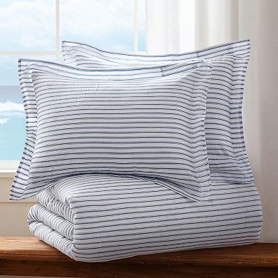 Levtex Home Tobago Stripe Blue Duvet Cover Set