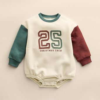 Baby Little Co. by Lauren Conrad Long Sleeve Ringer Bubble Romper