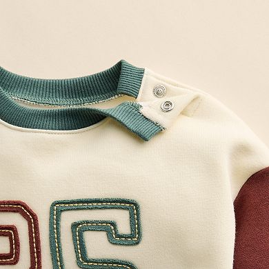 Baby Little Co. by Lauren Conrad Long Sleeve Ringer Bubble Romper