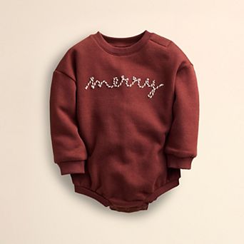 Baby Little Co. by Lauren Conrad Long Sleeve Ringer Bubble Romper