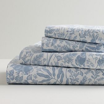 Cuddl Duds® Cotton Flannel Sheet Set with Pillowcases