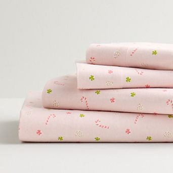 Cuddl Duds® Cotton Flannel Sheet Set with Pillowcases