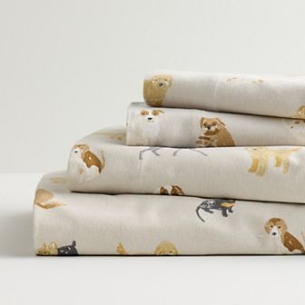 Cuddl Duds® Cotton Flannel Sheet Set with Pillowcases