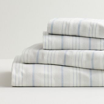 Cuddl Duds® Cotton Flannel Sheet Set with Pillowcases