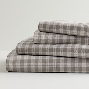 Cuddl Duds® Heavyweight Cotton Flannel Sheet Set with Pillowcases