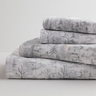 Cuddl Duds® Cotton Flannel Sheet Set with Pillowcases