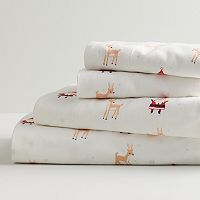 4-Piece Cuddl Duds Heavyweight Cotton Flannel Sheet Set (Queen)